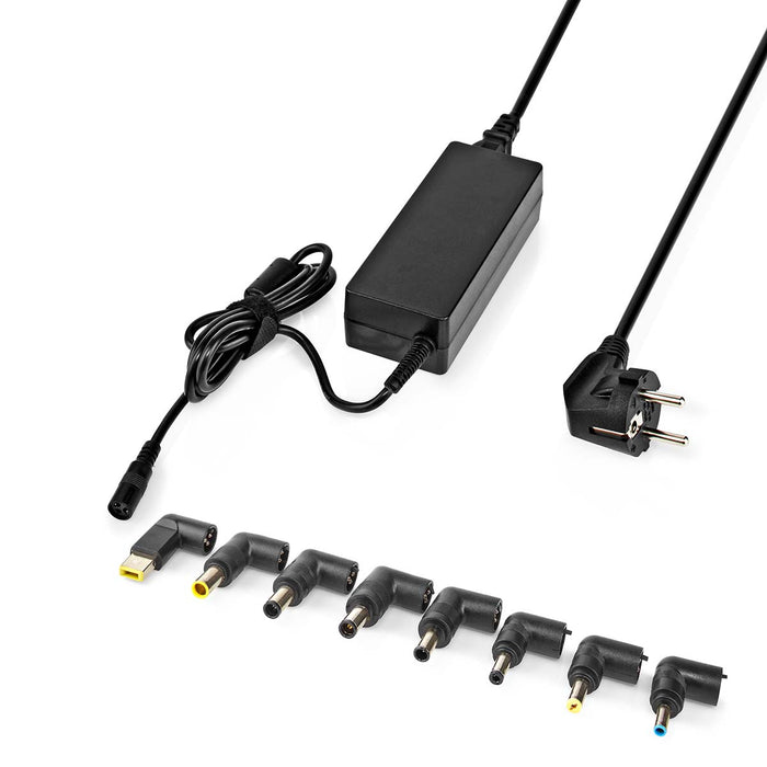 Nedis Notebook Adapter - 90 W, 18.5 / 19 / 19.5 / 20 V DC, 6.0 A, 6.0 A - Type F (CEE 7/7)