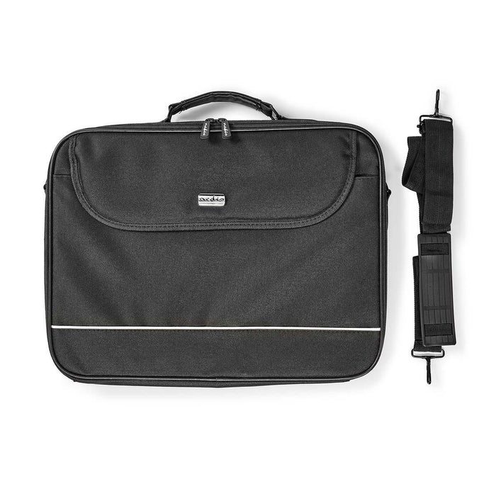 Nedis Notebook Bag - 15 - 16&quot;, Wearing belt, 2 Compartments, 390 mm - Polyester