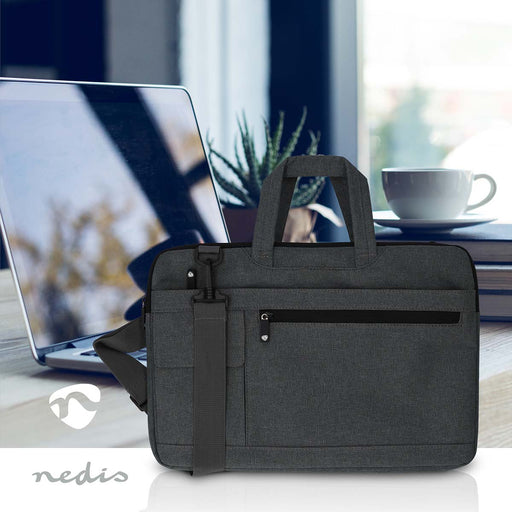 Nedis Notebook Bag - 15 - 16", Wearing belt, 8 Compartments, 410 mm - Polyester