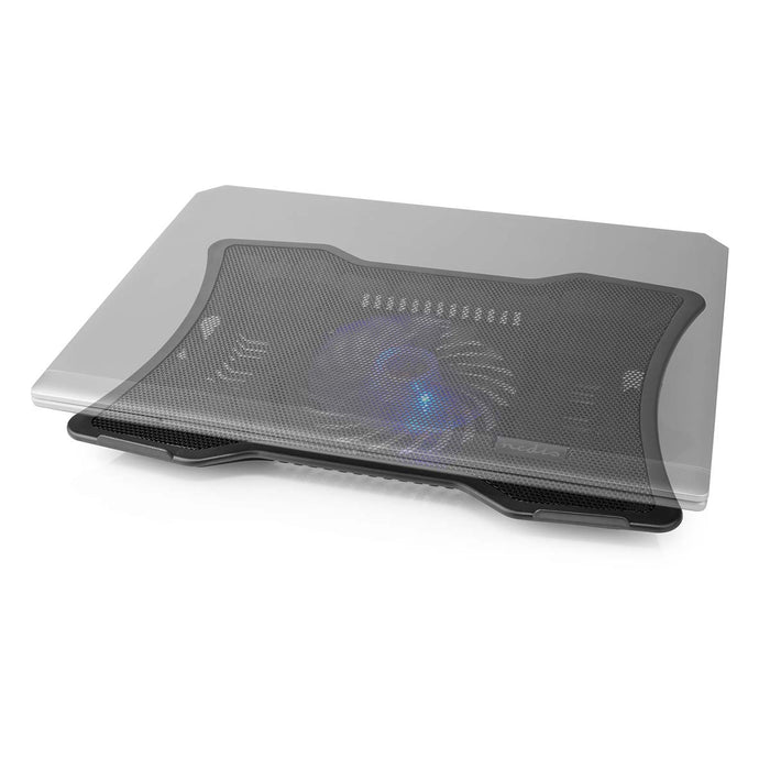 Nedis Notebook Stand - Number of fans: 1, USB Powered, Number of angles: 2, 1500 rpm - LED