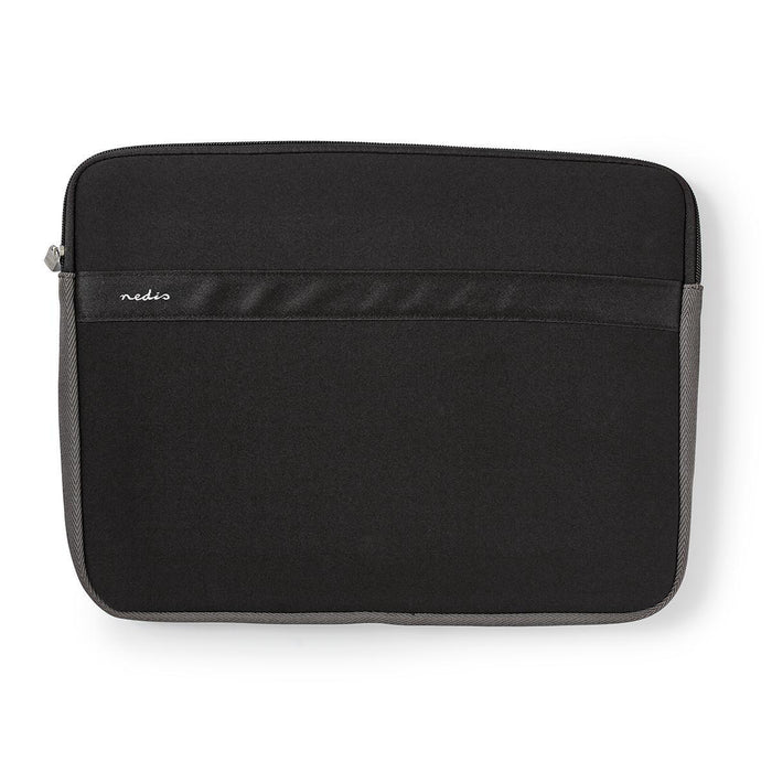 Nedis Notebook Sleeve - NEW - 15-16", Neoprene, Anthracite / Black, 277 mm - 380 mm