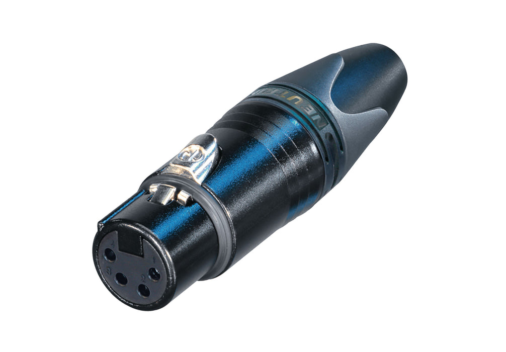 Neutrik XLR cable socket 4 N/A XX Soldering Connection Black