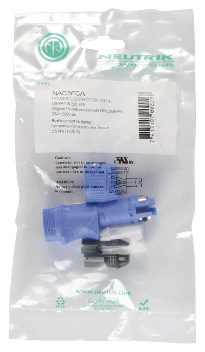 Neutrik NAC3FCA connector