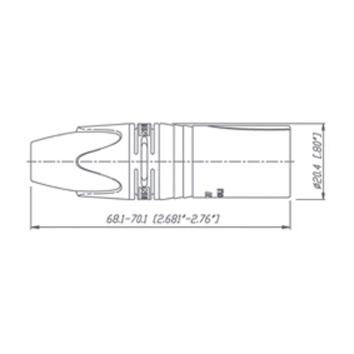 Neutrik Connector XLR Female Metal Silver