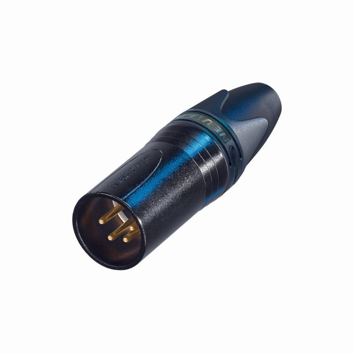 Neutrik XLR cable plug 4 N/A XX Soldering Connection Black