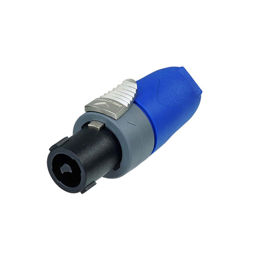 Neutrik 2 pole cable connector, chuck type strain relief