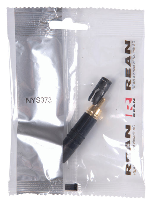 Neutrik Connector RCA Male Metal Black