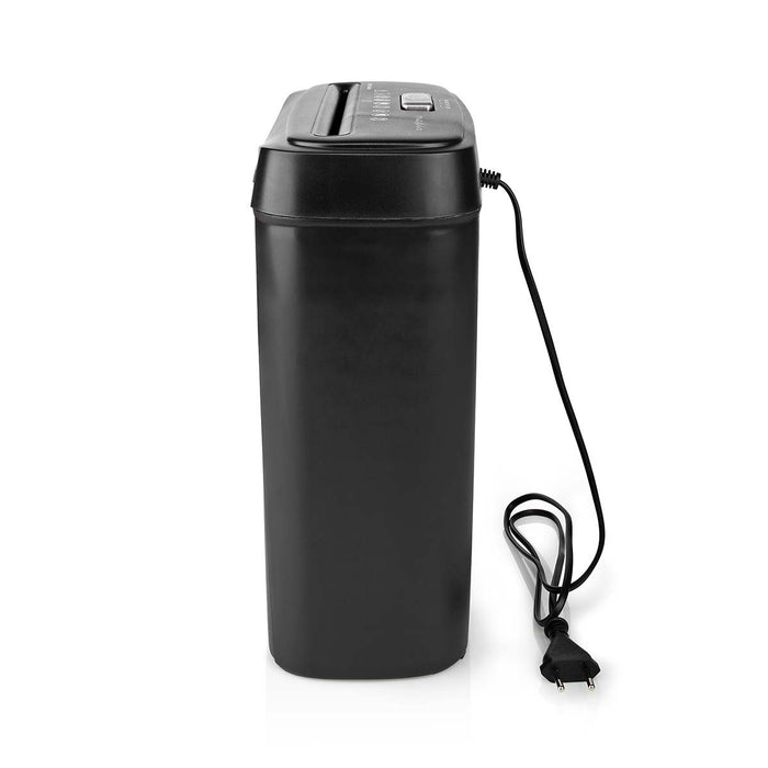 Nedis Paper Shredder - 6x A4 pages, 10 l, Safety standard: DIN 2, 190 W - Black