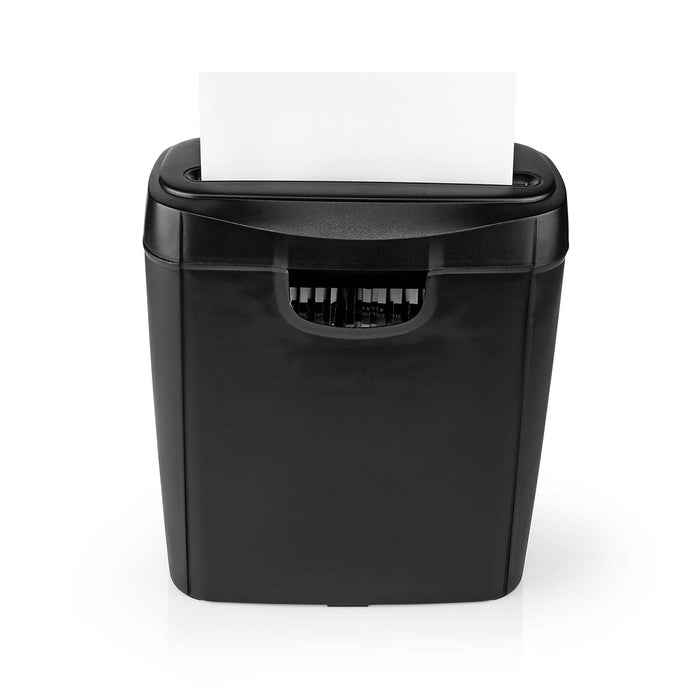 Nedis Paper Shredder - 6x A4 pages, 10 l, Safety standard: DIN 2, 190 W - Black