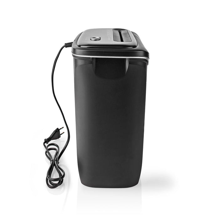 Nedis Paper Shredder - 6x A4 pages, 12 l, Safety standard: DIN 4, 300 W - Black