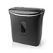 Nedis Paper Shredder - 6x A4 pages, 12 l, Safety standard: DIN 4, 300 W - Black