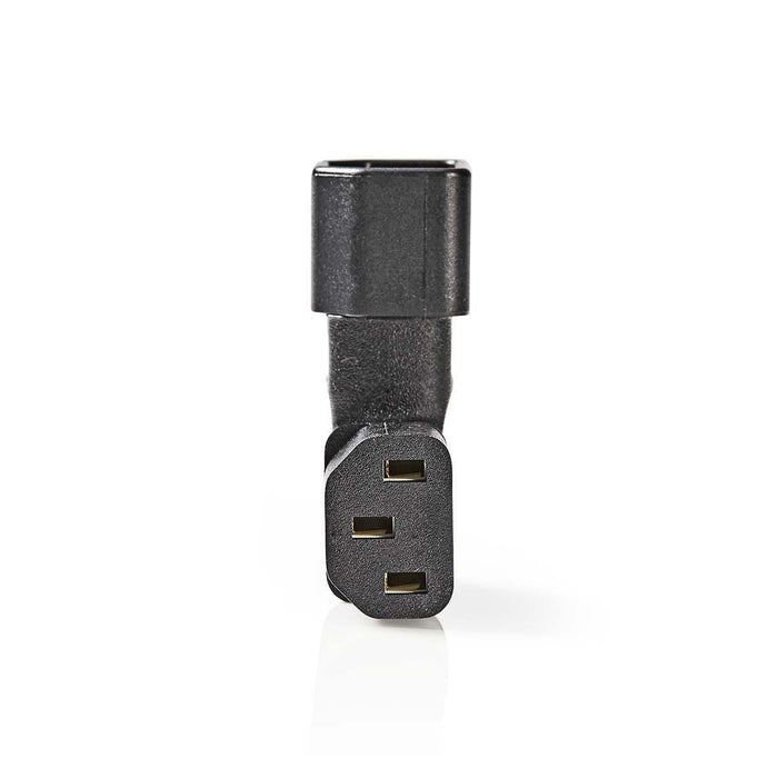 Nedis Extension Plug - IEC-320-C13, IEC-320-C14, Angled Left, Envelope - 1 pcs