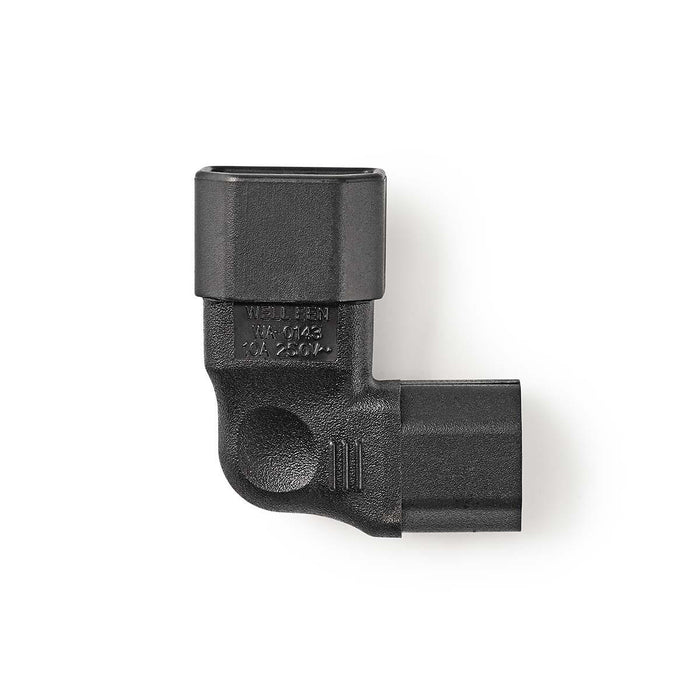 Nedis Extension Plug - IEC-320-C13, IEC-320-C14, Angled Left, Envelope - 1 pcs