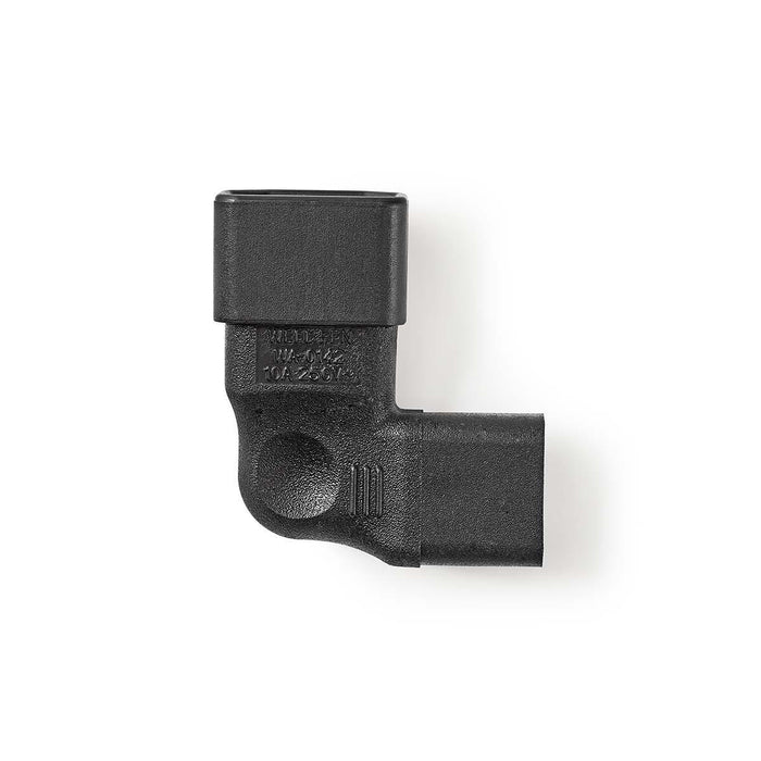 Nedis Extension Plug - IEC-320-C13, IEC-320-C14, Angled Right, Envelope - 1 pcs