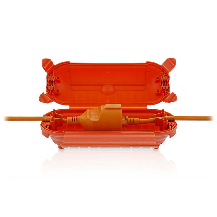 Nedis Socket Connector Box - IP44 - Plastic - Orange, 