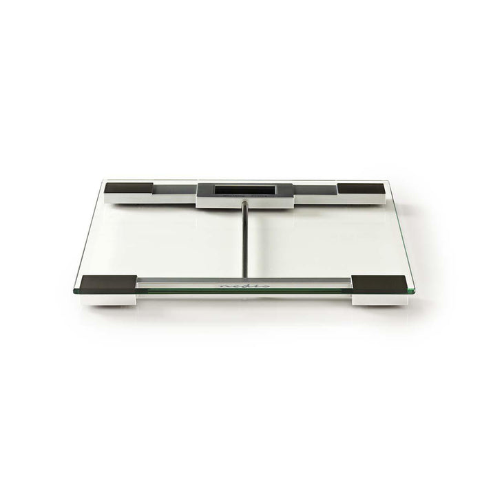 Nedis Personal Scale - Digital, Transparent, Tempered Glass, Tempered Glass - Maximum weighing capacity: 180 kg