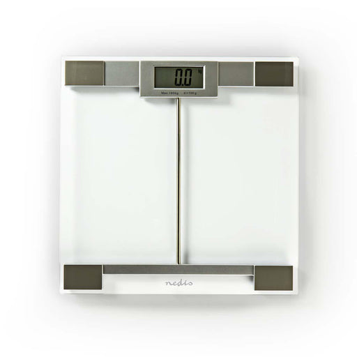 Nedis Personal Scale - Digital, Transparent, Tempered Glass, Tempered Glass - Maximum weighing capacity: 180 kg