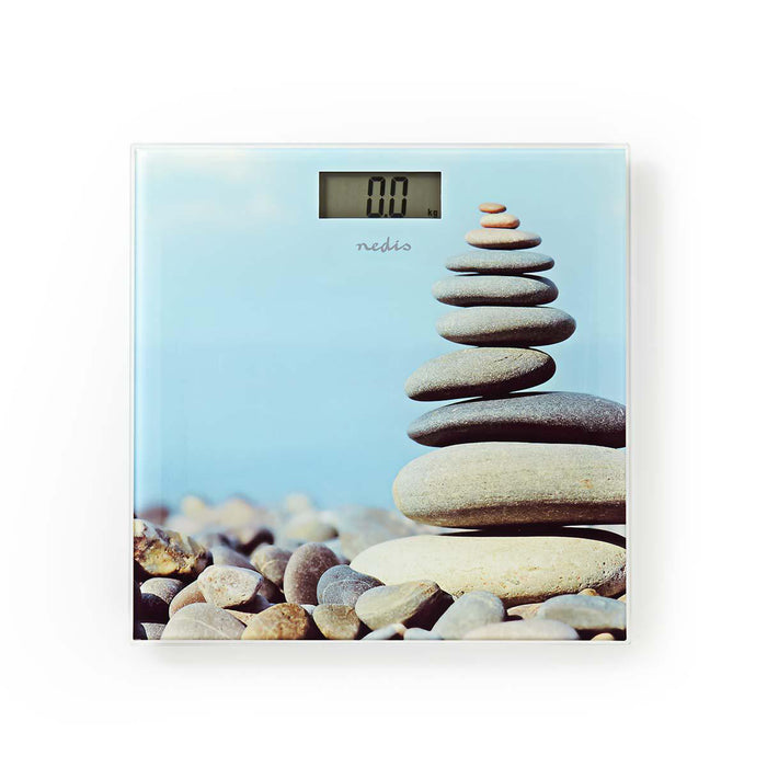 Nedis Personal Scale - Digital, Stones, Tempered Glass, Tempered Glass - Maximum weighing capacity: 150 kg