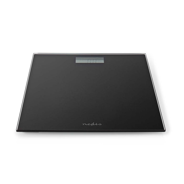 Nedis Personal Scale - Digital, Black, Tempered Glass, Tempered Glass - Maximum weighing capacity: 150 kg