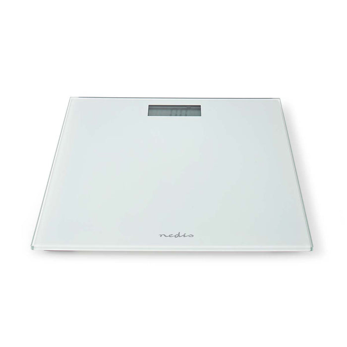 Nedis Personal Scale - Digital, White, Tempered Glass, Tempered Glass - Maximum weighing capacity: 150 kg