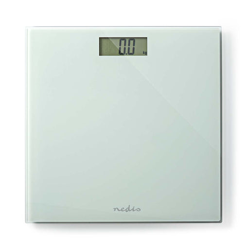 Nedis Personal Scale - Digital, White, Tempered Glass, Tempered Glass - Maximum weighing capacity: 150 kg