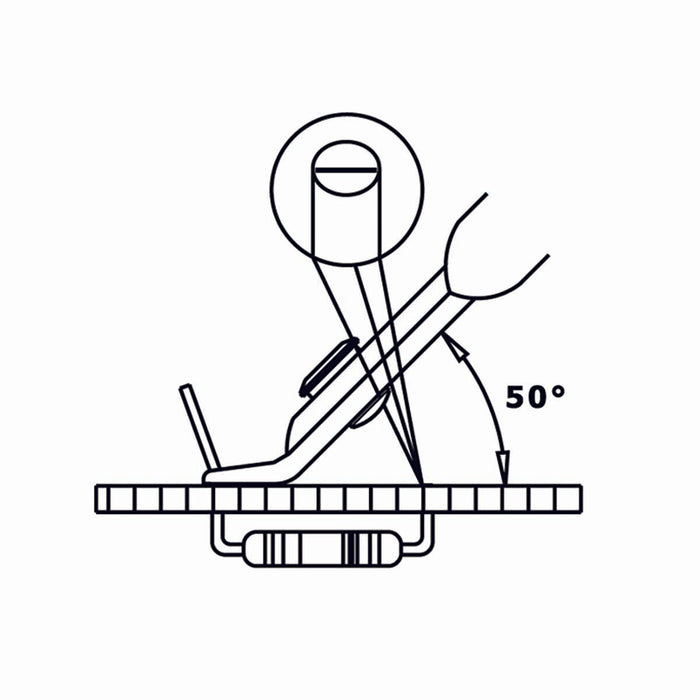 Piergiacomi 50° angled flush cutter