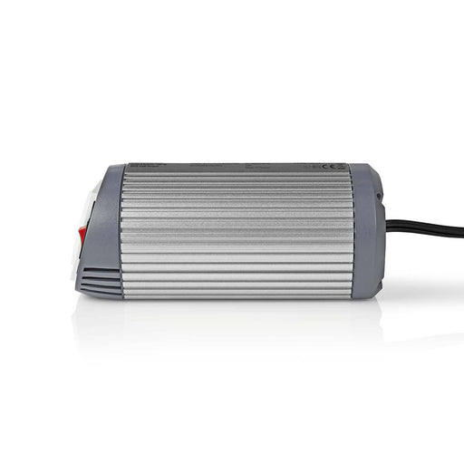 Nedis Power Inverter Modified Sine Wave - Input voltage: 12 V DC, Device power output connection(s): 1, 230 V AC 50 Hz, Cigarette Lighter Plug - Silver