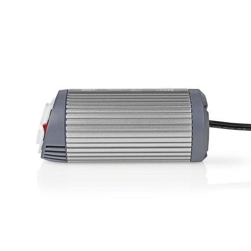 Nedis Power Inverter Modified Sine Wave - Input voltage: 12 V DC, Device power output connection(s): 1, 230 V AC 50 Hz, Cigarette Lighter Plug - Silver