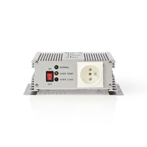 Nedis Power Inverter Modified Sine Wave - Input voltage: 24 V DC, Device power output connection(s): 1, 1.2 V DC / 230 V AC 50 Hz, Battery Clamps - Silver