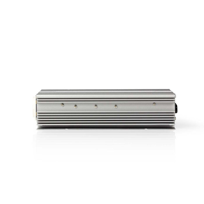 Nedis Power Inverter Modified Sine Wave - Input voltage: 12 V DC, Device power output connection(s): 1, 230 V AC 50 Hz, Battery Clamps - Silver