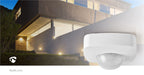 Nedis Motion Detector - Indoor and Outdoor, 3-Wire, Type F (CEE 7/7), Sensor technology: PIR - Sensor reach: 2.0 - 8.0 m