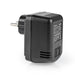 Nedis Power Converter - Mains Powered, 230 V AC 50 Hz, 45 W, Plug with earth contact - Black