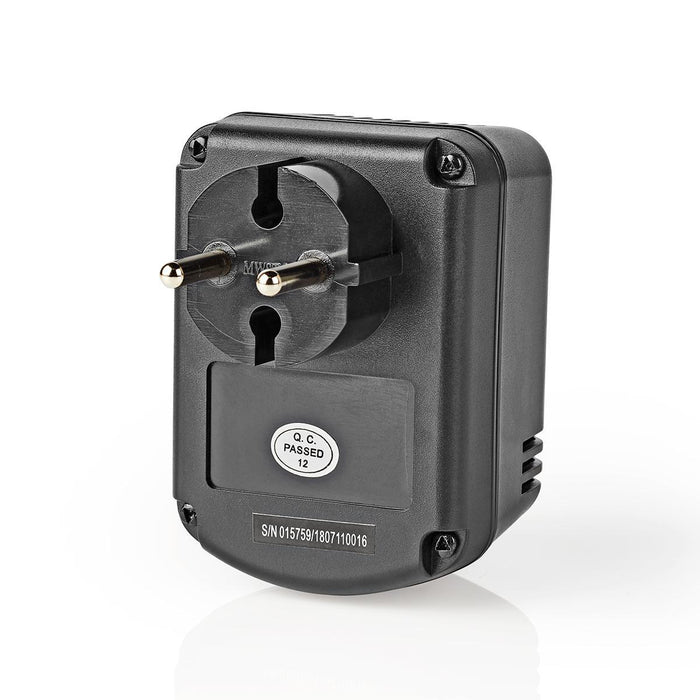 Nedis Power Converter - Mains Powered, 230 V AC 50 Hz, 45 W, Plug with earth contact - Black