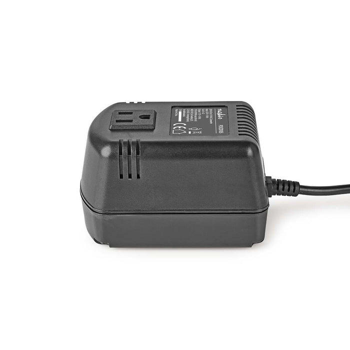 Nedis Power Converter - Mains Powered, 230 V AC 50 Hz, 100 W, Plug with earth contact - Black