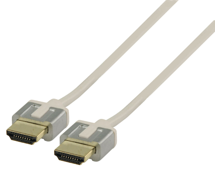 Nedis High Speed HDMI Cable with Ethernet HDMI Connector - HDMI Connector 1.00 m White