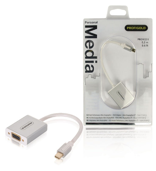 Nedis Mini DisplayPort Cable Mini DisplayPort Male - VGA Female 0.20 m White