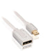 Nedis Mini DisplayPort Cable Mini DisplayPort Male - DisplayPort Female 0.20 m White