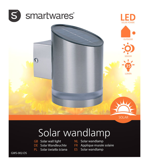 Ranex Solar Wall Light LED Silver