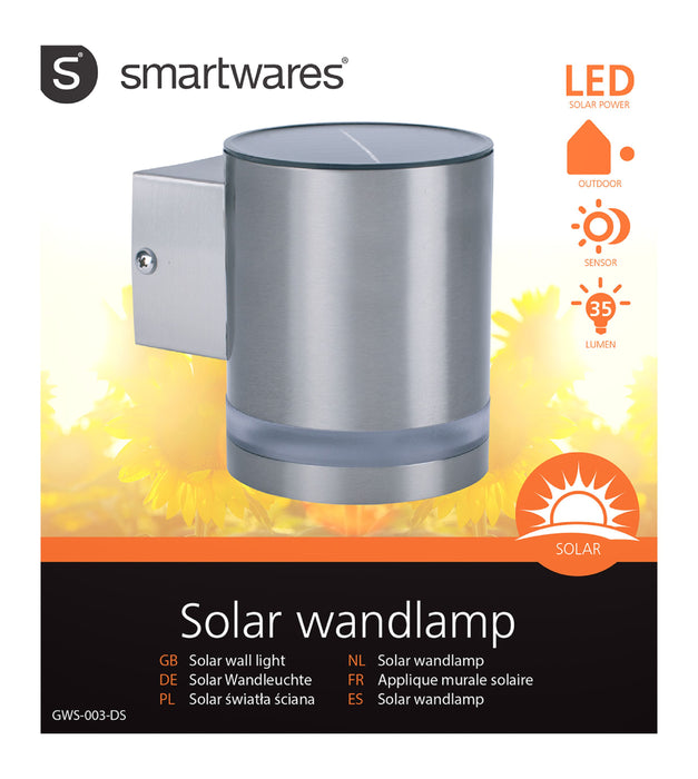 Ranex Solar Wall Light LED Silver