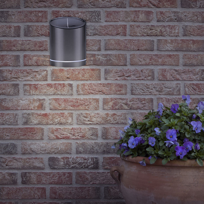 Ranex Solar Wall Light LED Silver