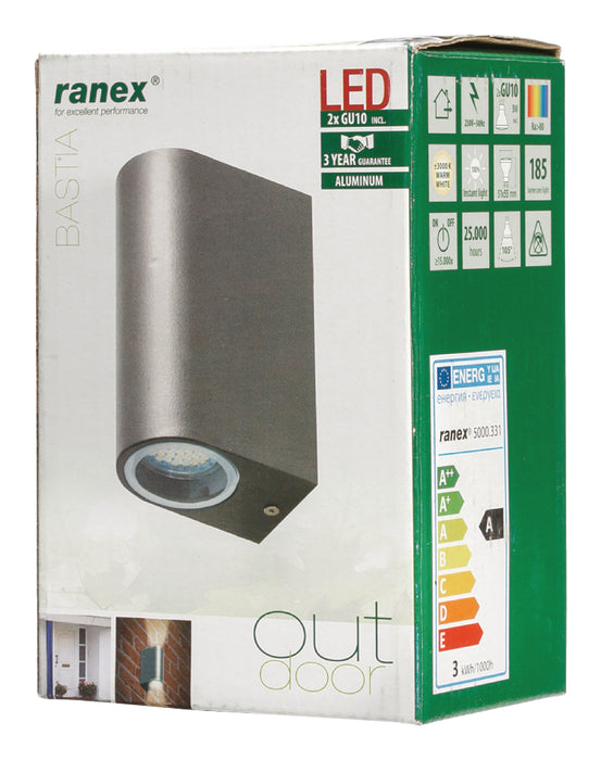 Ranex LED Outdoor Wall Light 6 W 230 lm Dark Grey