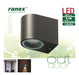 Ranex LED Outdoor Wall Light 2.4 W 230 lm Dark Grey