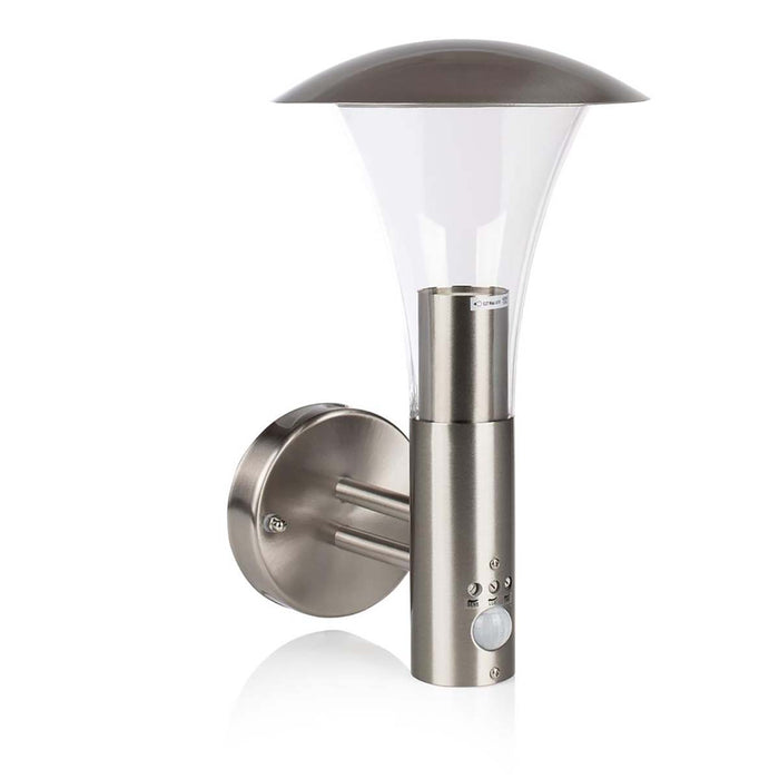 Ranex Outdoor Wall Light 60 W With Motion Sensor Brushed Steel