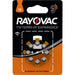 Rayovac Zinc-Air Battery PR48 1.4 V 8-Blister