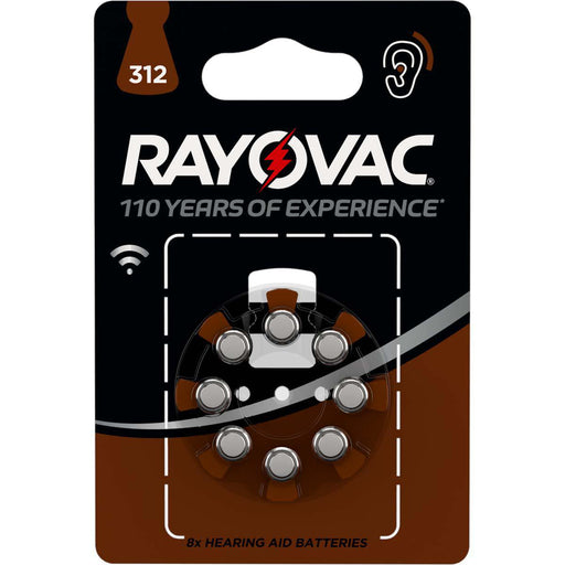 Rayovac Zinc-Air Battery PR41 1.4 V 8-Blister