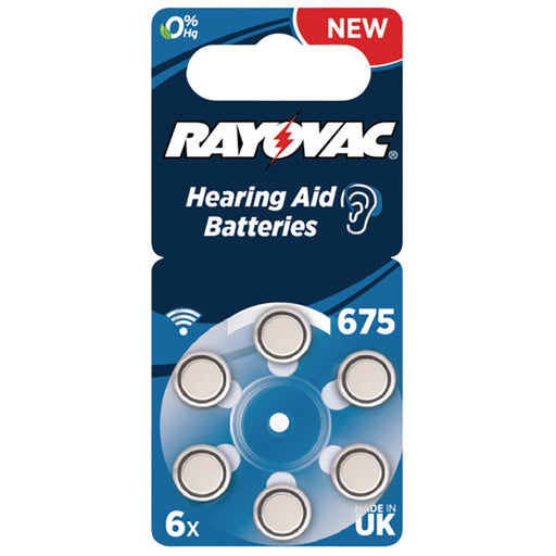 Rayovac Zinc-Air Battery PR44 1.4 V 6-Blister