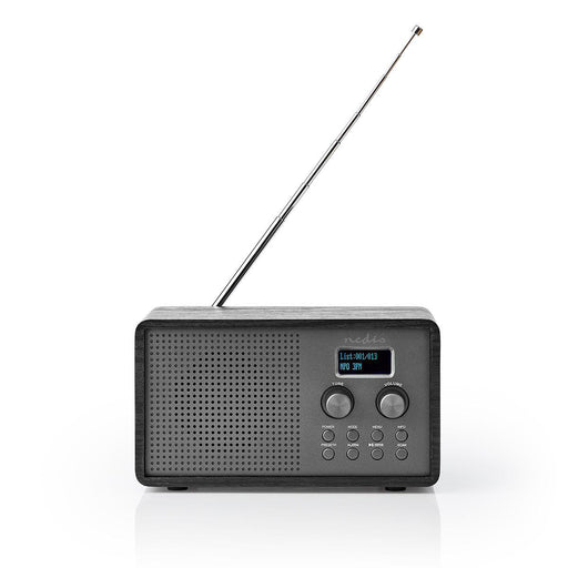 Nedis DAB+ Radio - Table Design, DAB+ / FM, 1.3", Sleep timer - Black