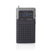 Nedis FM Radio - Portable Design, FM, Battery Powered, Headphone output - Black / Grey