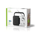 Nedis FM Radio - Portable Design, FM, Battery Powered / Mains Powered, Carrying handle - Black / White