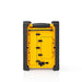 Nedis FM Radio - Jobsite Radio, FM, Battery Powered / Mains Powered, Carrying handle - Black / Yellow